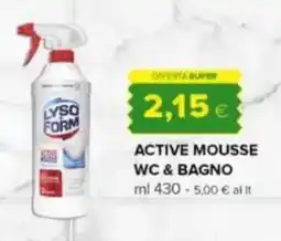Oasi Active mousse wc & bagno LYSO FORM offerta