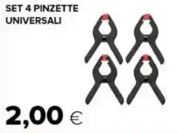 Oasi Set 4 pinzette universali offerta