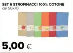 Oasi Set 6 strofinacci 100% cotone offerta