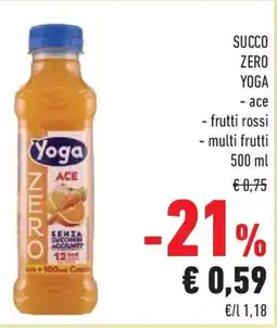 Conad Superstore Succo zero YOGA offerta