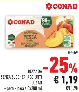 Conad Superstore Bevanda senza zuccheri aggiunti CONAD offerta