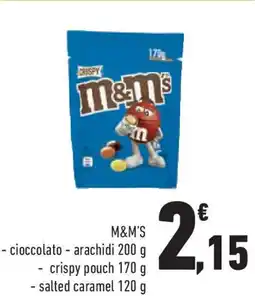 Conad Superstore M&M'S - cioccolato - arachidi offerta