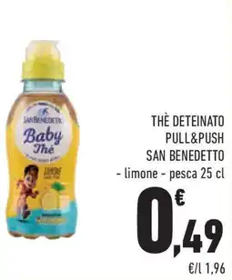 Conad Superstore Thè deteinato pull&push SAN BENEDETTO offerta