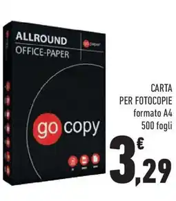 Conad Superstore Carta per fotocopie formato A4 500 fogli offerta