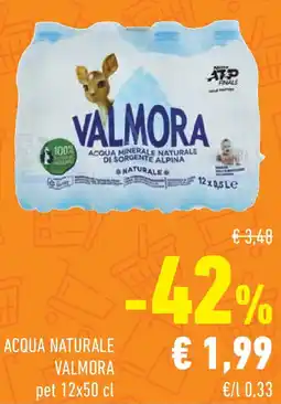 Conad Superstore Acqua naturale VALMORA offerta