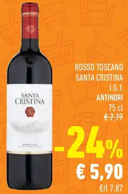 Conad Superstore Rosso toscano santa cristina I.G.T. ANTINORI offerta