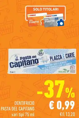 Conad Superstore Dentifricio PASTA DEL CAPITANO offerta