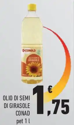 Conad Superstore Olio di semi di girasole CONAD offerta