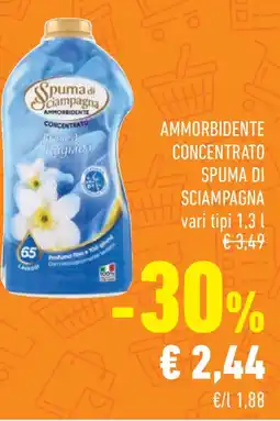 Conad Superstore Ammorbidente concentrato SPUMA DI SCIAMPAGNA offerta