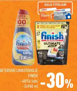 Conad Superstore Detersivo lavastoviglie FINISH offerta