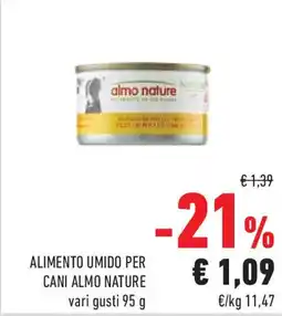 Conad Superstore Alimento umido per cani ALMO NATURE offerta