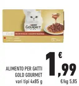 Conad Superstore Alimento per gatti GOLD GOURMET offerta