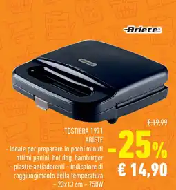 Conad Superstore Tostiera 1971 ARIETE offerta