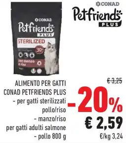 Conad Superstore Alimento per gatti conad petfriends plus offerta