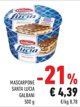 Conad Superstore Mascarpone santa lucia GALBANI offerta