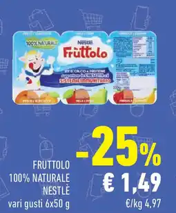 Conad Superstore Fruttolo 100% naturale NESTLE offerta