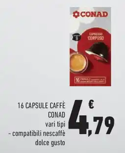 Conad Superstore 16 capsule caffè CONAD offerta
