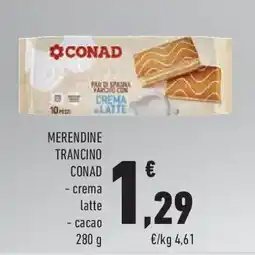 Conad Superstore Merendine trancino CONAD offerta
