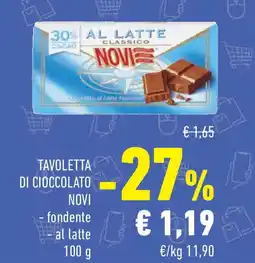 Conad Superstore Tavoletta di cioccolato NOVI offerta