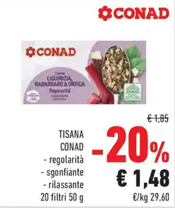 Conad Superstore Tisana CONAD offerta
