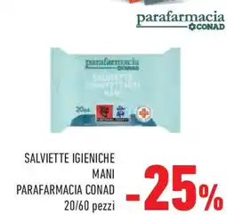 Conad Superstore Salviette igieniche mani parafarmacia CONAD offerta