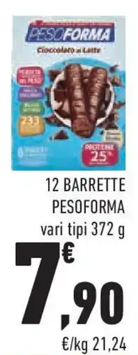 Conad Superstore 12 barrette PESOFORMA offerta