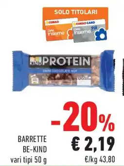 Conad Superstore Barrette BE-KIND vari tipi offerta
