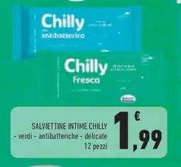 Conad Superstore Salviettine intime CHILLY offerta