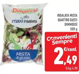 Conad Superstore Insalata mista quattro gusti DIMMIDISÌ offerta