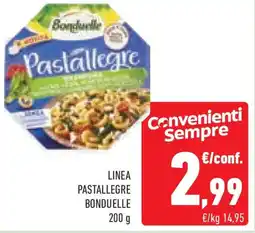 Conad Superstore Linea pastallegre BONDUELLE offerta