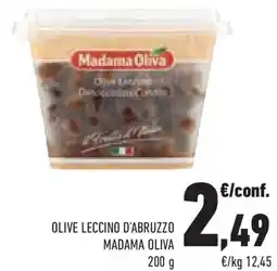 Conad Superstore Olive leccino d'abruzzo MADAMA OLIVA offerta