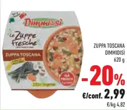Conad Superstore Zuppa toscana DIMMIDISÌ offerta