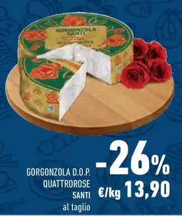 Conad Superstore Gorgonzola d.o.p. quattrorose SANTI offerta