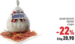 Conad Superstore Salame golfetta GOLFERA offerta