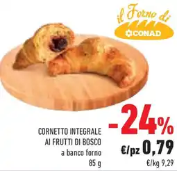 Conad Superstore Cornetto integrale ai frutti di bosco offerta