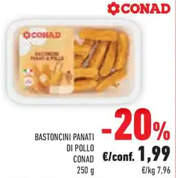 Conad Superstore Bastoncini panati di pollo CONAD offerta