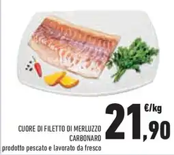 Conad Superstore Cuore di filetto di merluzzo carbonaro offerta