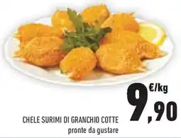 Conad Superstore Chele surimi di granchio cotte offerta