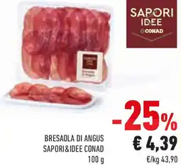 Conad Superstore Bresaola di angus SAPORI&IDEE CONAD offerta