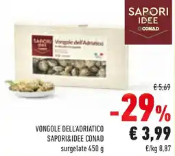 Conad Superstore Vongole dell'adriatico SAPORI&IDEE CONAD offerta