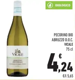 Conad Superstore Pecorino bio abruzzo D.O.C. VICALE offerta