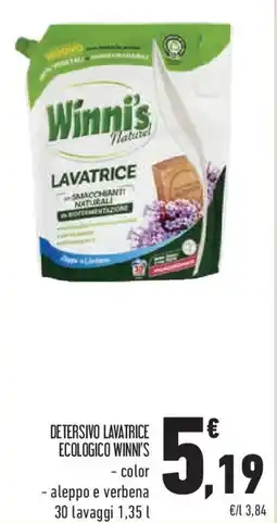 Conad Superstore Detersivo lavatrice ecologico WINNI'S offerta