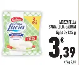Conad Superstore Mozzarella santa lucia GALBANI offerta