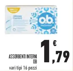 Conad Superstore Assorbenti interni OB offerta