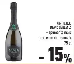Conad Superstore Vini d.o.c. BLANC DE BLANCS offerta