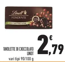 Conad Superstore Tavolette di cioccolato LINDT offerta
