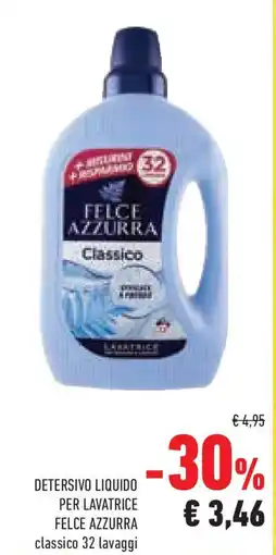 Conad Superstore Detersivo liquido per lavatrice FELCE AZZURRA offerta