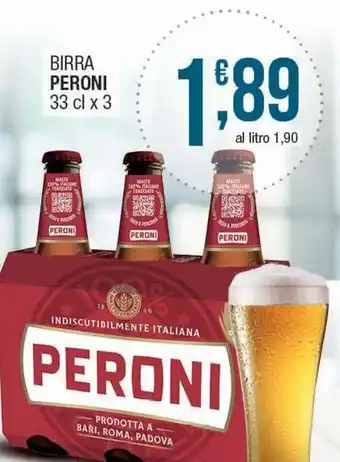 Sidis Birra PERONI offerta