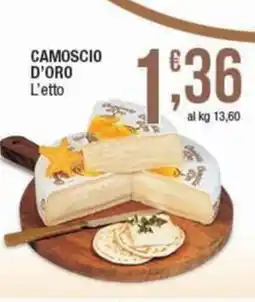 Sidis Camoscio d'oro l'etto offerta