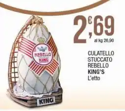 Sidis Culatello stuccato rebello KING'S offerta
